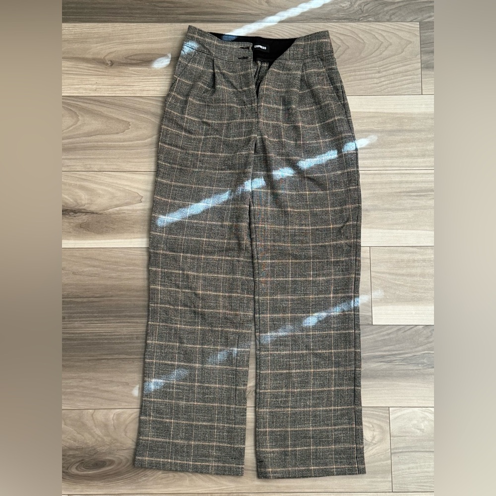 Express Plaid Trousers - Size 8R